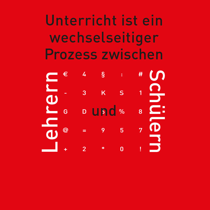 Unterricht ist ein wechselseitiger Prozess zwischen Lehrern und Schülern